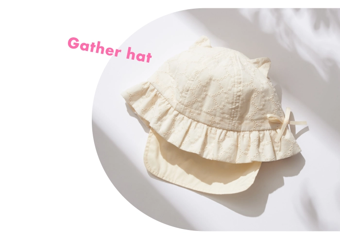 Summer cap Gather hat