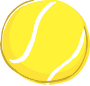 テニスボールのイメージ