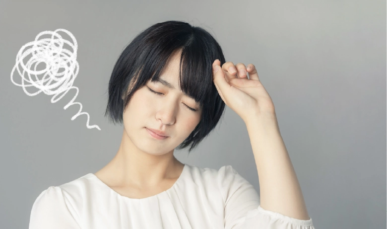 「つわり」の症状のイメージ