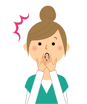 歯肉炎を発症しているかも！？のイラスト