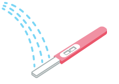 妊娠検査薬のイラスト