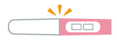 妊娠検査薬のキャップのイラスト