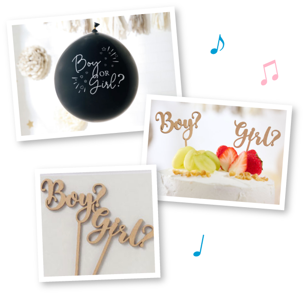 アカチャンホンポのジェンダーリビールグッズ