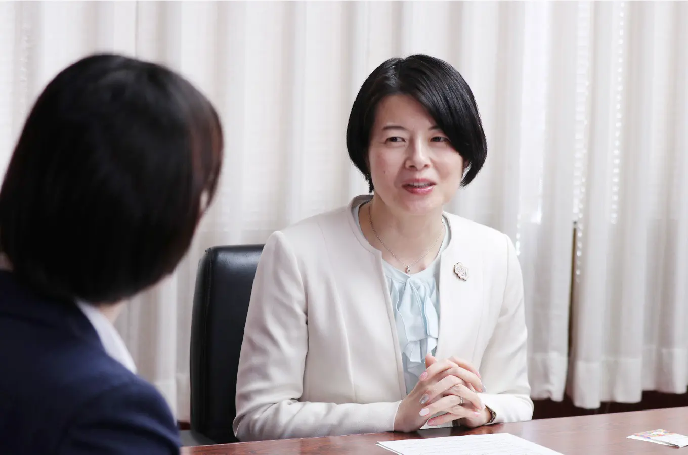 品川区長 森澤恭子さん