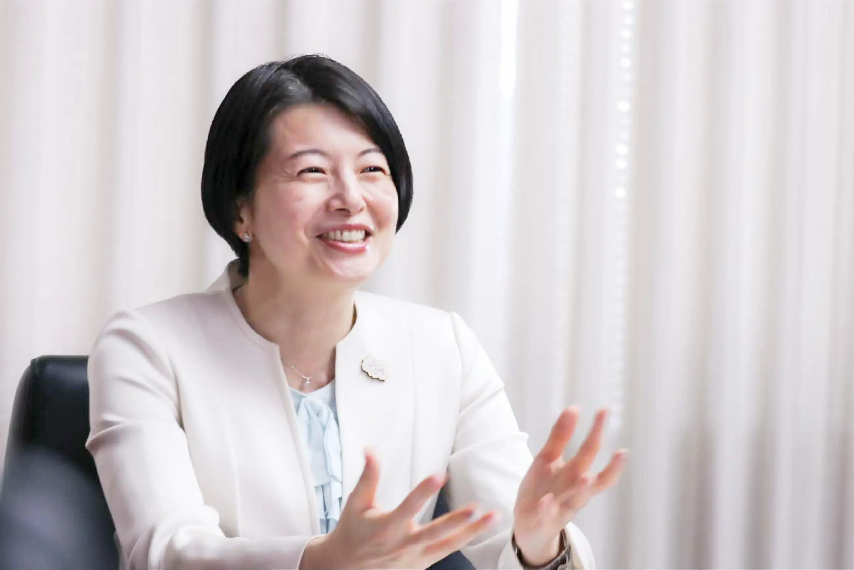 品川区長 森澤恭子さん