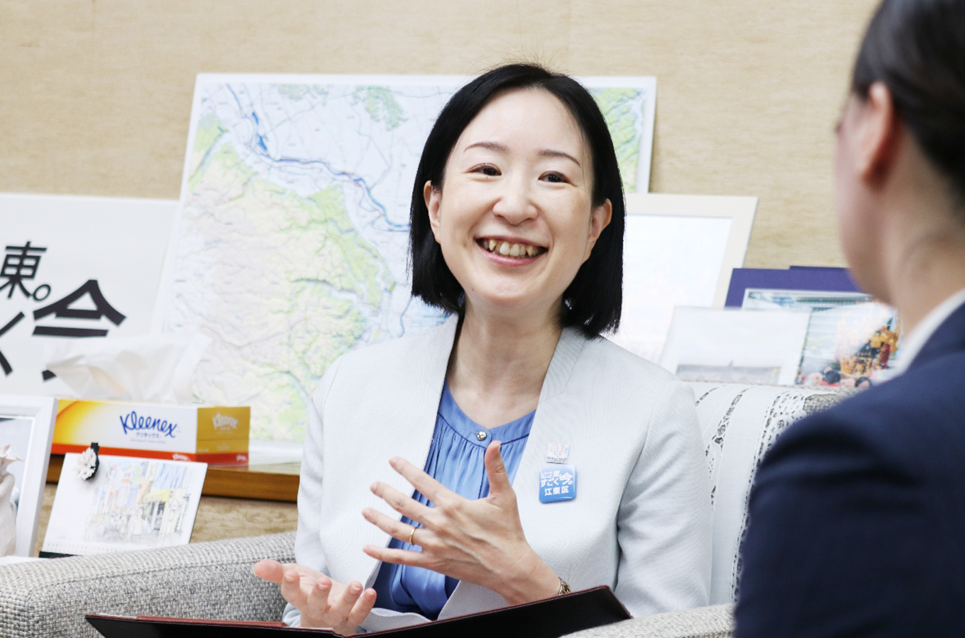 江東区長 大久保朋果さん