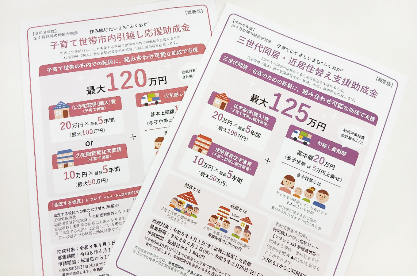 住み替え費用に対する助成をスタート