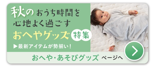 おへや・あそびグッズ　赤ちゃんとの、秋のおうち時間を心地よく過ごす