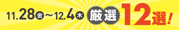 11月28日(金)～12月4日(木)のお買得