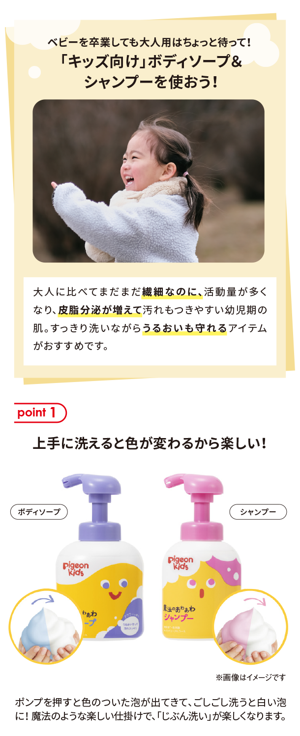 3月新商品情報|魔法のあわあわ ボディーソープ・シャンプー