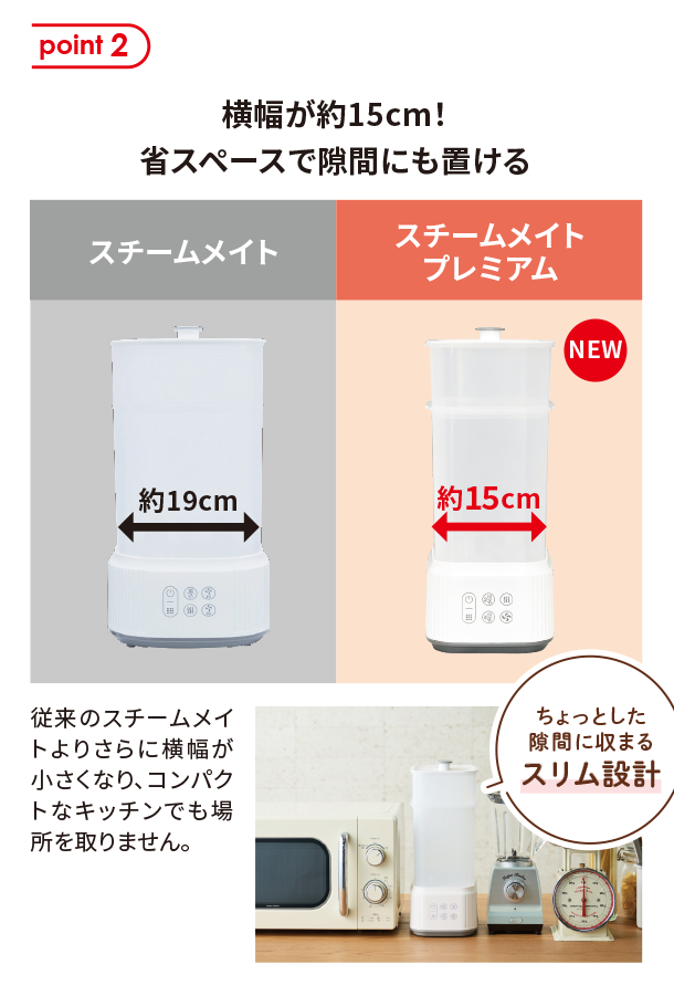 10月新商品情報|ほ乳びんスチーム 除菌&乾燥器「STEAMmate Premium