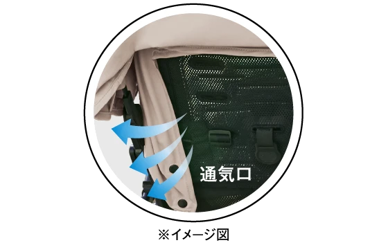 通気口 ※イメージ図