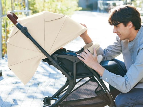 ランフィリノンの幌を大きく広げたところです。